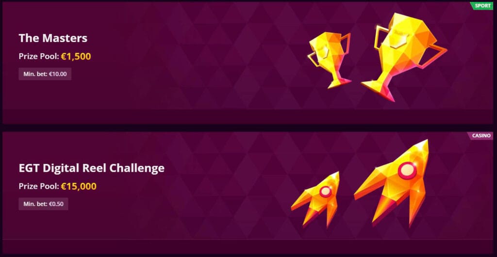 tournaments in malina casino